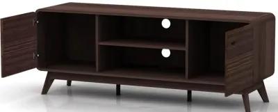 Leva Scandinavian 2 Door Rounded TV Stand