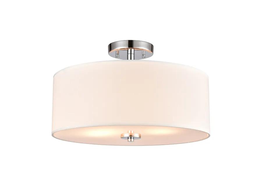 Oakland 16'' Wide 2-Light Semi Flush Mount