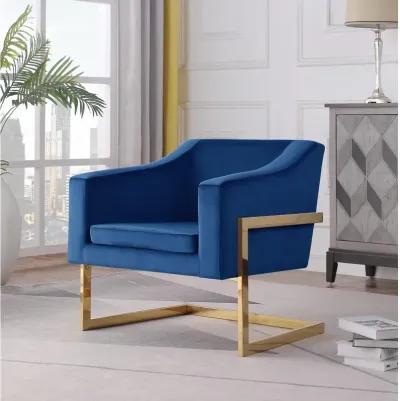 Hampshire Velvet Modern Accent Chair