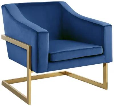 Hampshire Velvet Modern Accent Chair