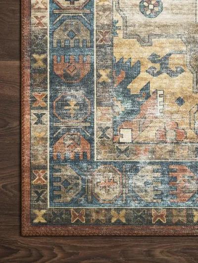 Skye SKY11 Rust/Blue 5' x 7'6" Rug