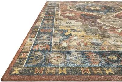 Skye SKY11 Rust/Blue 5' x 7'6" Rug