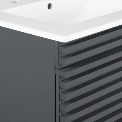 Render 24" Wall-Mount Bathroom Vanity