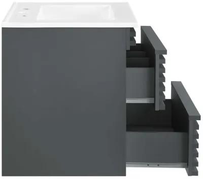 Render 24" Wall-Mount Bathroom Vanity