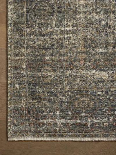 Heritage HER-11 Midnight / Multi 2''5" x 16' Rug by Patent Pending