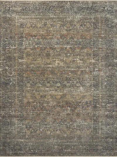 Heritage HER-11 Midnight / Multi 2''5" x 16' Rug by Patent Pending