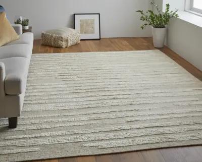 Ashby 8910F White/Tan 2'6" x 10' Rug