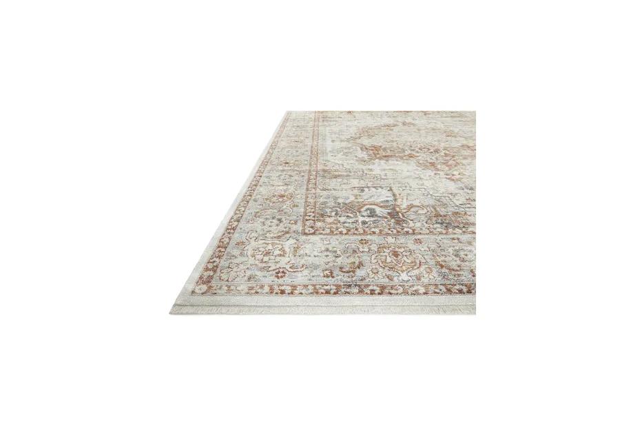 Bonney BNY01 Ivory/Sunset 7'10" x 10'2" Rug