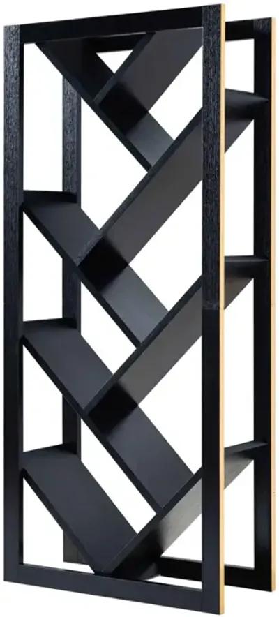 Bookcase Black for Home or Office Use