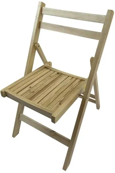 Furniture Slatted Wood Folding Special Event Chair, Set Of 4, Folding Chair, Foldable