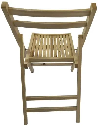 Furniture Slatted Wood Folding Special Event Chair, Set Of 4, Folding Chair, Foldable