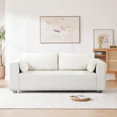 Merax Modern One-Piece Loop Yarn Fabric Sofa Loveseats