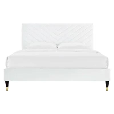 Modway - Roxanne Performance Velvet Queen Platform Bed