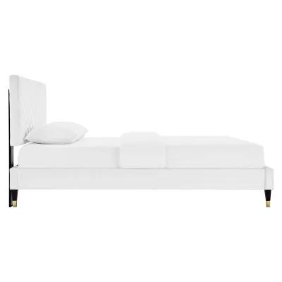 Modway - Roxanne Performance Velvet Queen Platform Bed