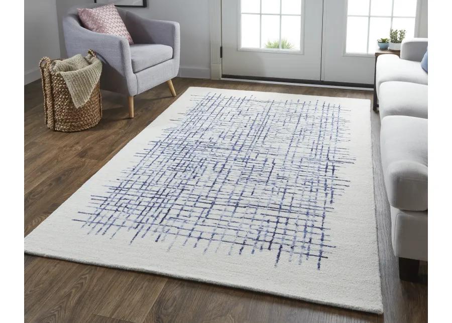 Maddox 8630F Ivory/Blue 2' x 3' Rug