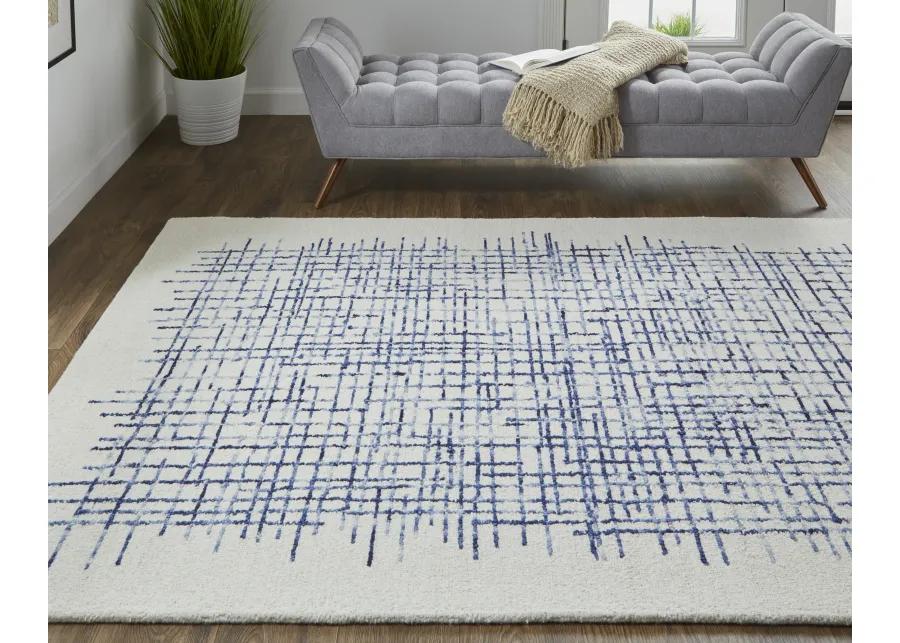 Maddox 8630F Ivory/Blue 2' x 3' Rug