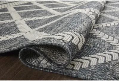 Rainier Denim/Ivory 9'2" x 12'2" Rug