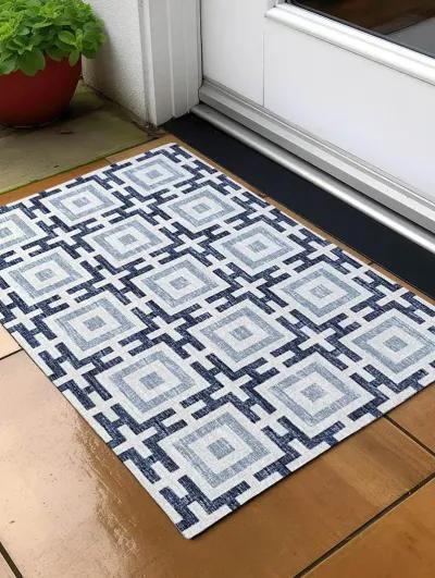 Marlo MO1 Navy 20" x 30" Rug