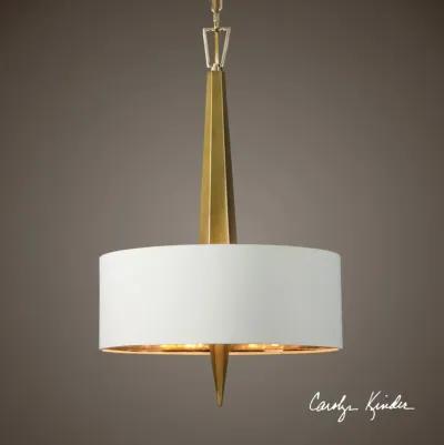 Uttermost Obeliska 3 Light Gold Chandelier