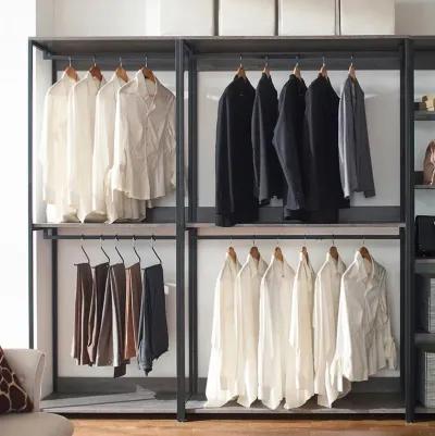 FC Design Klair Living Wood Walk-in Closet System