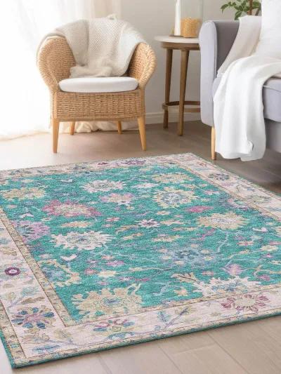 Hatay HY7 Teal 3' x 5' Rug