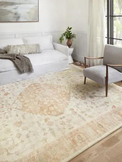 Rosette ROS03 Ivory/Terracotta 5' x 7'6" Rug