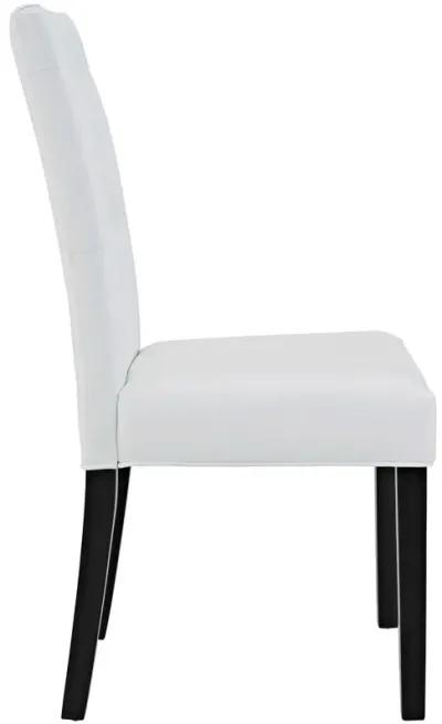 Confer Dining Side Chair Vinyl Set of 2