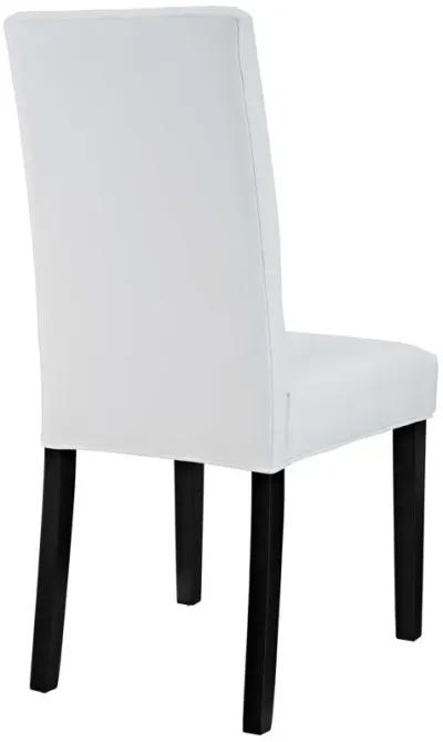 Confer Dining Side Chair Vinyl Set of 2