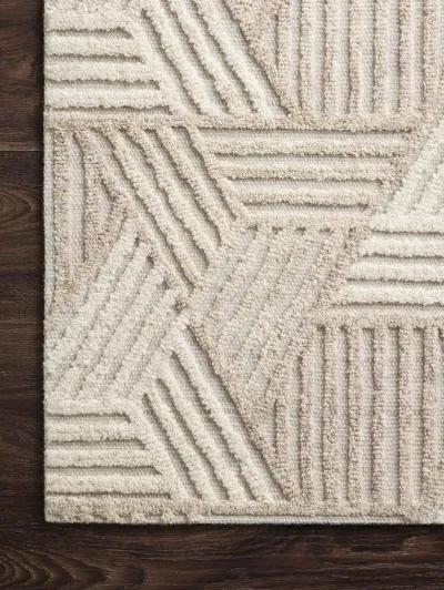 Ehren Oatmeal/Ivory 9'3" x 13' Rug