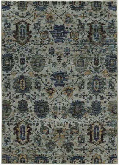 Andorra 7'10" Blue Rug