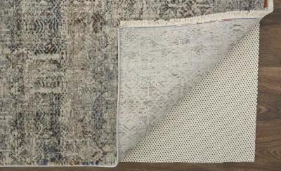 Kaia 39GLF Tan/Ivory/Blue 3' x 8' Rug