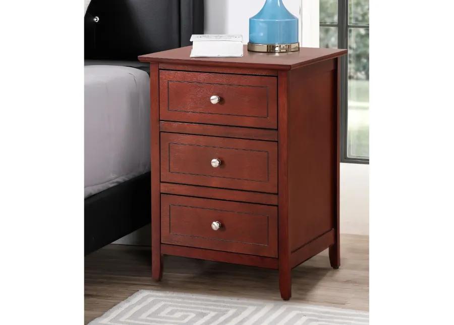 Daniel 3-Drawer Nightstand (25 in. H x 15 in. W x 19 in. D)