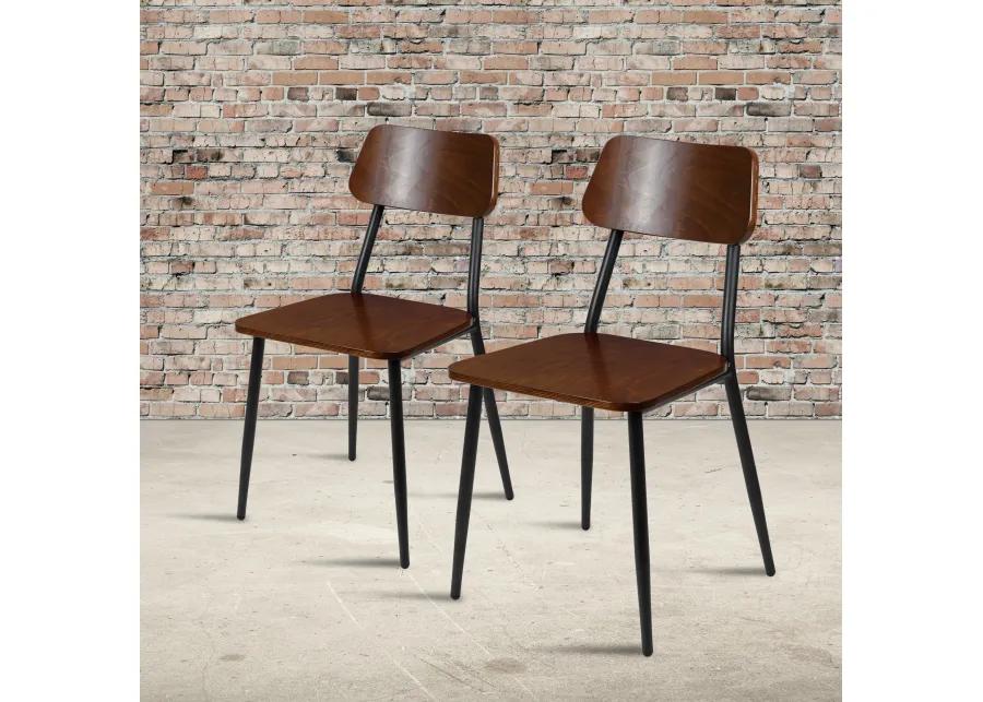 Metal/Wood Restaurant Chairs