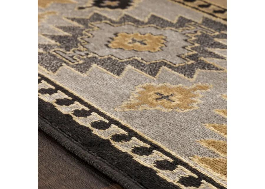 Paramount PAR-1046 8'10' x 12'10' Black Rug