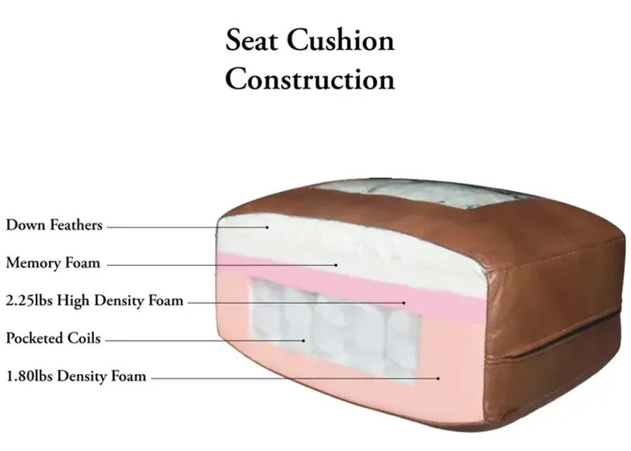 Solana Top Grain Leather Loveseat