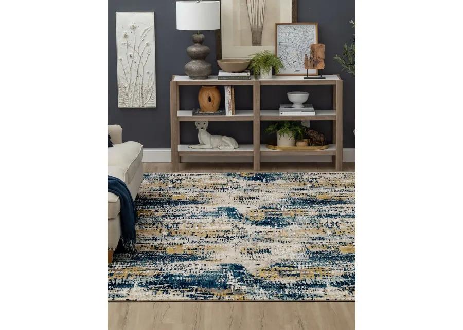 Vanguard by Drew & Jonathan Home Placid Majolica Blue 2' 4" X 7' 10" Rug