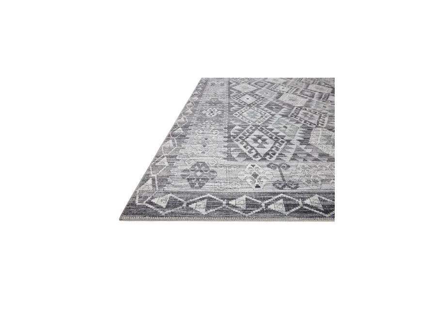 Zion ZIO03 Charcoal/Slate 7'6" x 9'6" Rug