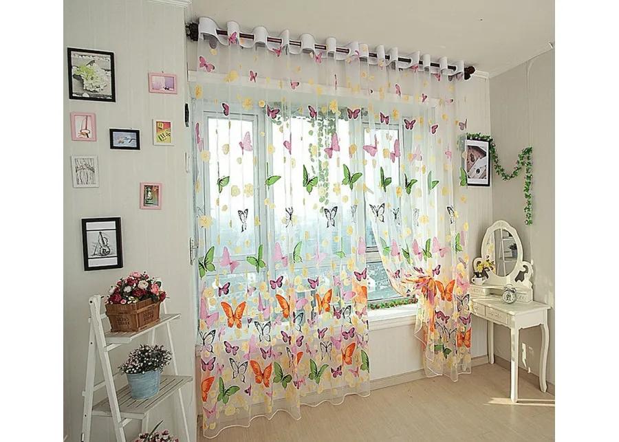 Dolce Mela Sheer Curtains Panel