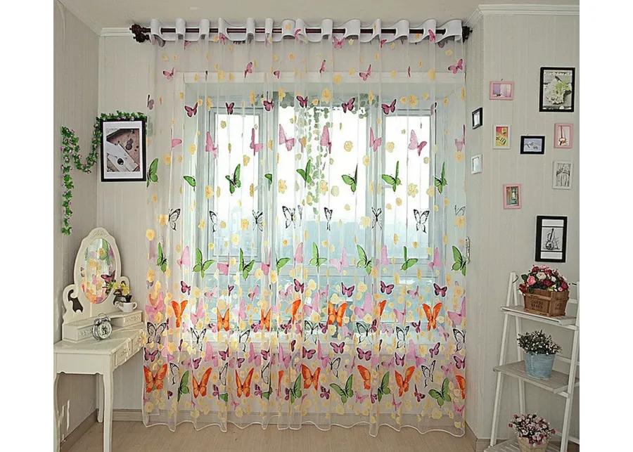 Dolce Mela Sheer Curtains Panel