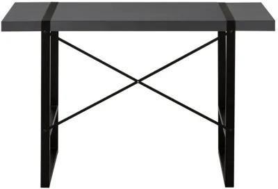 Monarch Specialties I 7660 Computer Desk, Home Office, Laptop, 48"L, Work, Metal, Laminate, Grey, Black, Contemporary, Modern