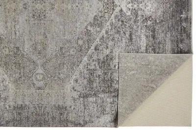 Sarrant 3963F Gray/Silver/Ivory 2'8" x 8' Rug