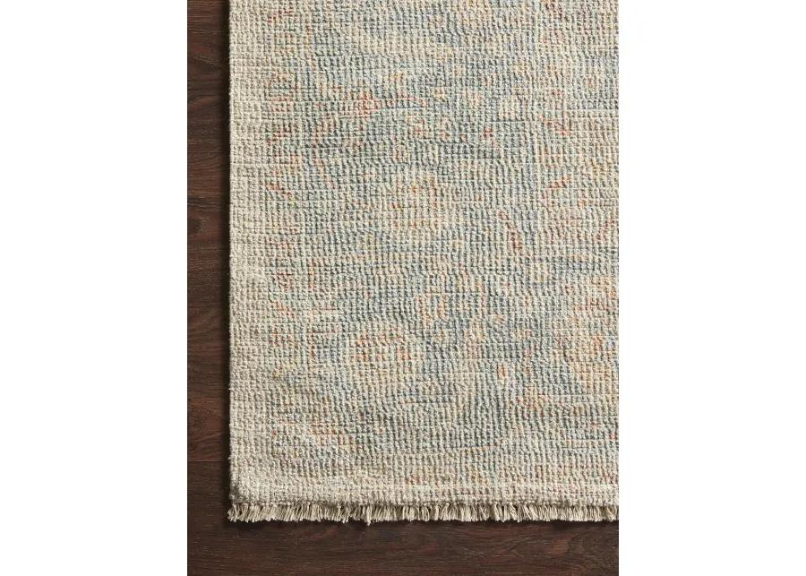 Priya PRY08 Bone/Bluestone 8'6" x 12' Rug