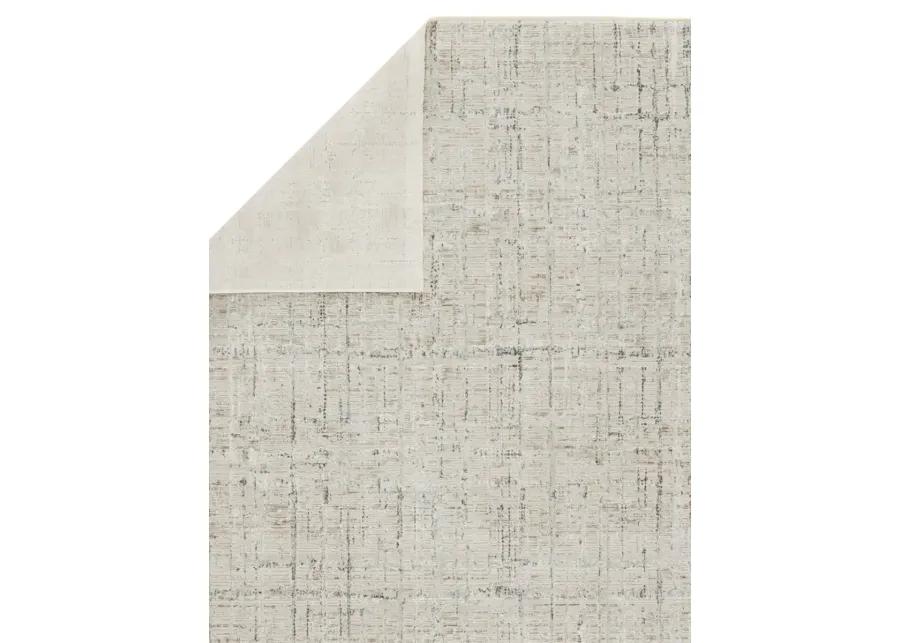 En Blanc Sovis Gray 3' x 8' Runner Rug