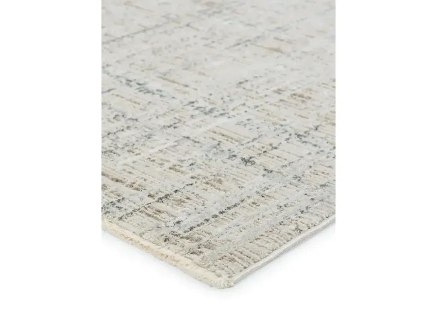 En Blanc Sovis Gray 3' x 8' Runner Rug