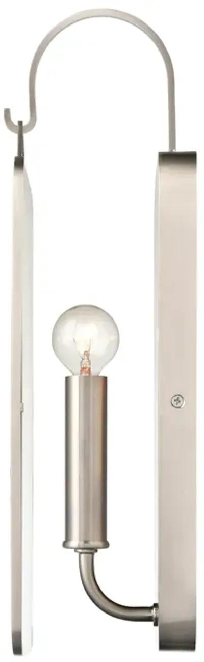 Merge 15'' Silver High 1-Light Sconce