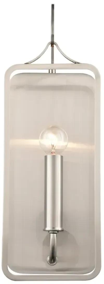 Merge 15'' Silver High 1-Light Sconce