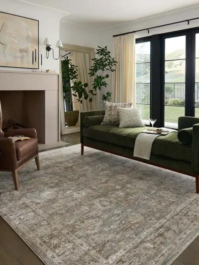 II Tabitha Slate/Natural 11'6" x 15'6" Accent Rug by Loloi II