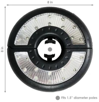 Sunnydaze 2-Panel Battery-Operated Patio Umbrella Pole Light