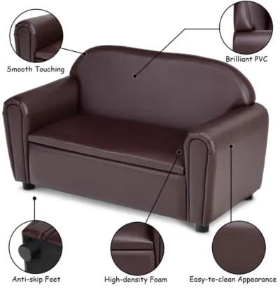 Hivvago Kids Sofa Armrest Chair with Storage Function