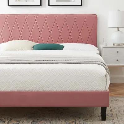 Modway - Phillipa Performance Velvet Twin Platform Bed